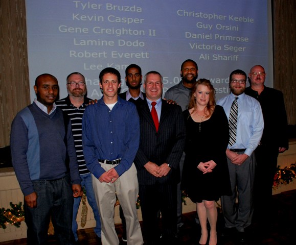 2013 Award winners at Holiday Dinner