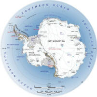 Antartica map