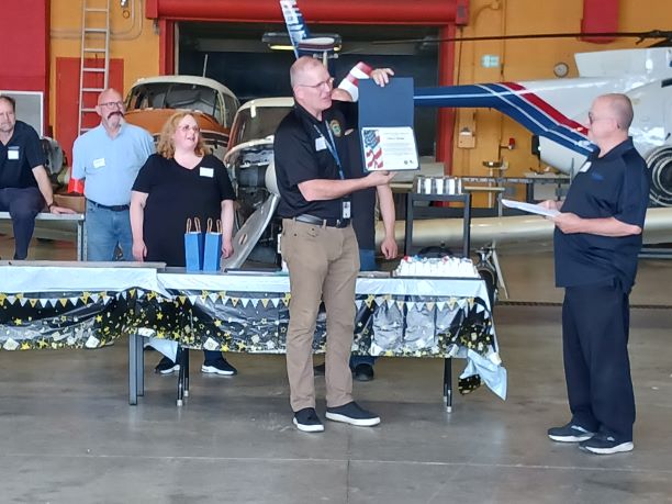Gene receives FAASTeam Certificate
