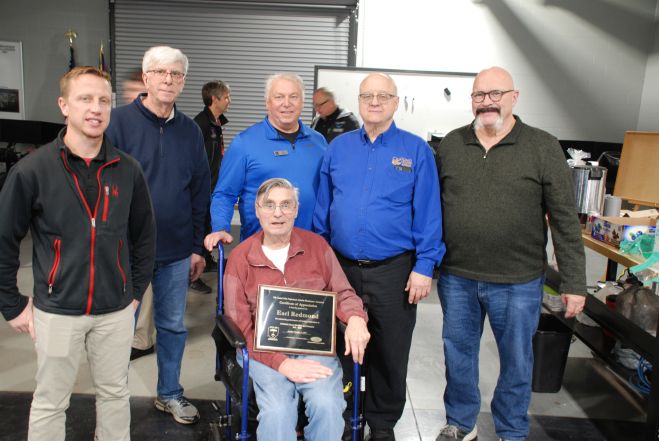 Earl Redmond Boardmember Plaque presentation