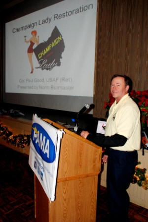 Norm Burmaster of the Champaign Aviation Museum