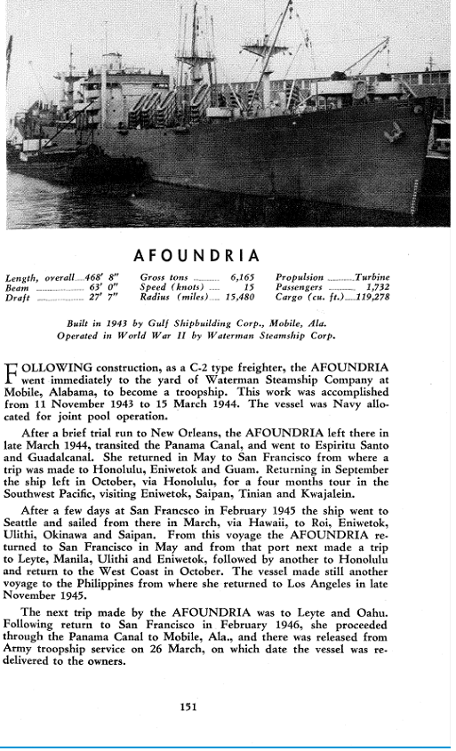 SS Afoundria 